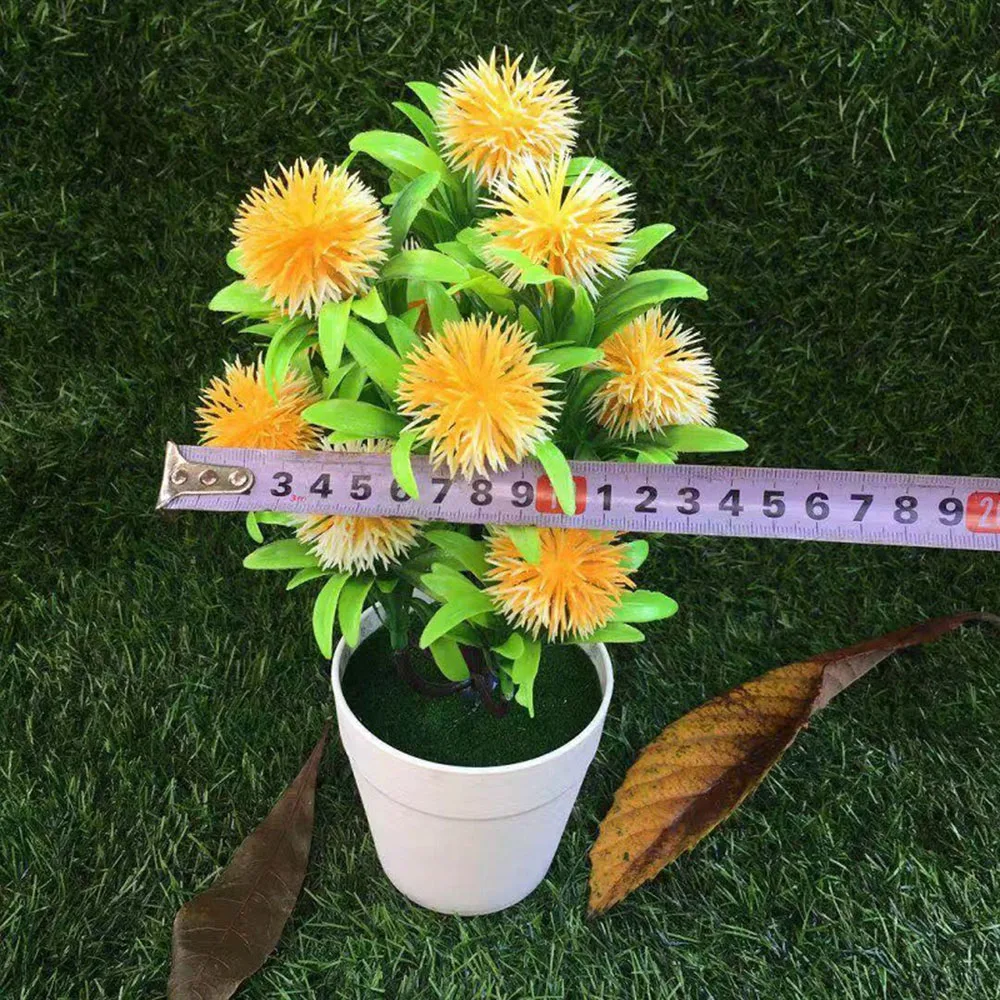 Artificial Potted Waxberry Plant Fake Flower Bonsai Pot Home Garden Decor simulation flowers accessories