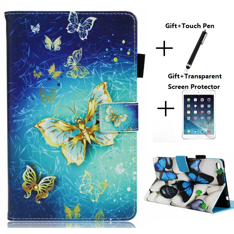 Чехол для Lenovo Tab 4 8 0 дюйма TB 8504 8504F 8504N чехол планшета с 3d рисунком бабочки совы
