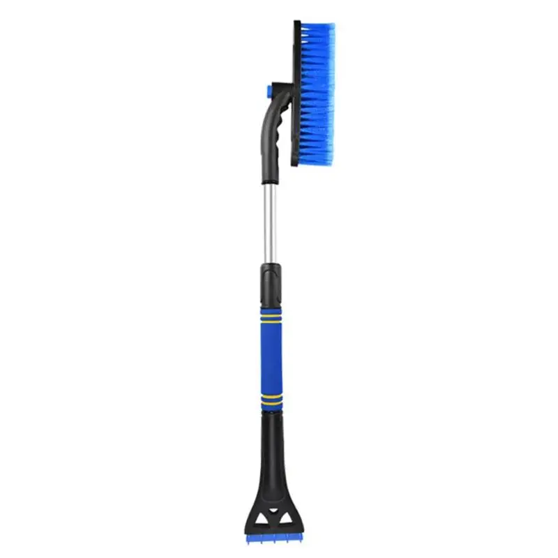 Многофункциональная щетка для снега из алюминиевого сплава, лопата для льда, телескопический инструмент для размораживания, инструмент для удаления снега на лобовое стекло автомобиля
