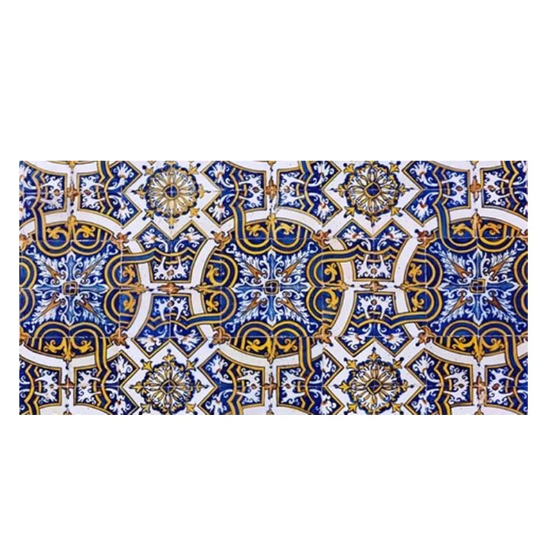 Этнический винтажный португальский Azulejo мозаика кухонный чай пляжное полотенце для лица старое старинное плитка узор спа Йога сауна полотенце s микрофибра
