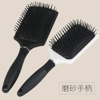 

Dull Polish Handle Air Cushion Big Board Massage Comb round Handle Plastic Airbag Healthy Comb Anti-static Comb