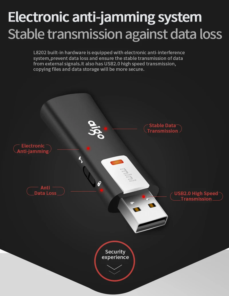 Aigo Антивирусная usb Блокировка данных ручка-накопитель защита от записи usb флешка 16 Гб Память usb cle usb chiavetta usb ключ