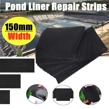 

100Pcs Fish Pond Liner Self Adhesive Pools Tape Patch Reinforced Underlayment Cloth Liner Pool-Pond Garden-Pool Glue-Tape-Film