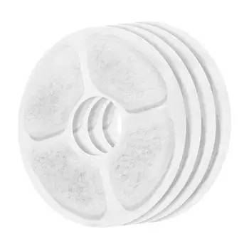 

4PCS Activated Carbon Filter For Automatic Cat Dog Fountain Water Feeder Replacement Drinking Machine Filter Core Accessories