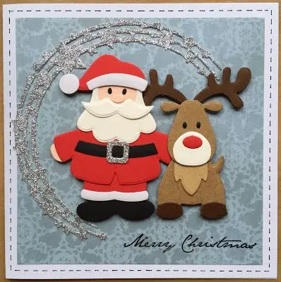 snowman Santa Claus scrapbooking dies metal cutting frame dies gowing paper cutting dies christmas tree new arrival