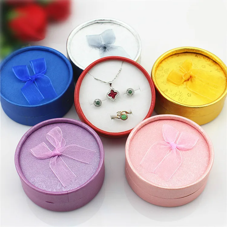 

Paper Bow Great Circle Set Ring Necklace Pendant Ear Stud Jewellery Box