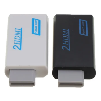 

For Nintendo Wii To HDMI 1080P Converter Wii2HDMI Adapter Converters Output Plug and Play Full HD Upscaling 3.5mm Audio Video