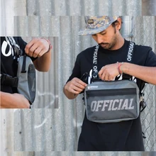 Уличный стиль, военная нагрудная сумка для мужчин, черная, в стиле хип-хоп, функциональная сумка на пояс, Регулируемый жилет, модная нагрудная сумка