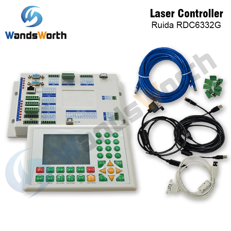 Wandsworth Ruida RD RDC6332G 6332M Co2 лазерный, с обработчиком цифрового сигнала и контроллером для лазерной гравировки и резки RDC DSP 6332G 6332M