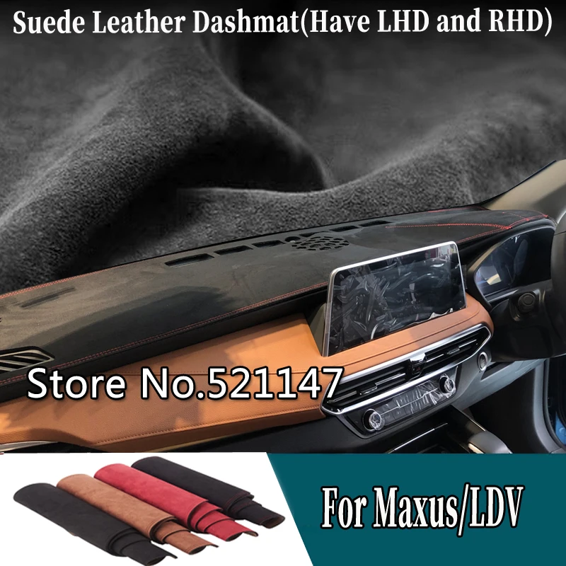 Accessories Car Styling Suede Leather Dashmat Dashboard Covers Dash Mat
