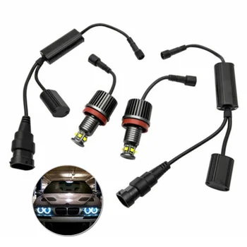 

Parts LED Light Auto 1 Pair Halo 6000K For BMW 1-series E82 E87 E88 2008-2012