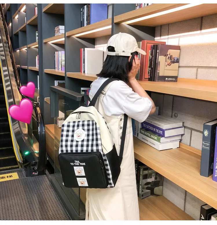 JIULIN рюкзак школьный-сумка через плечо Mochila для девочек-подростков женская мода