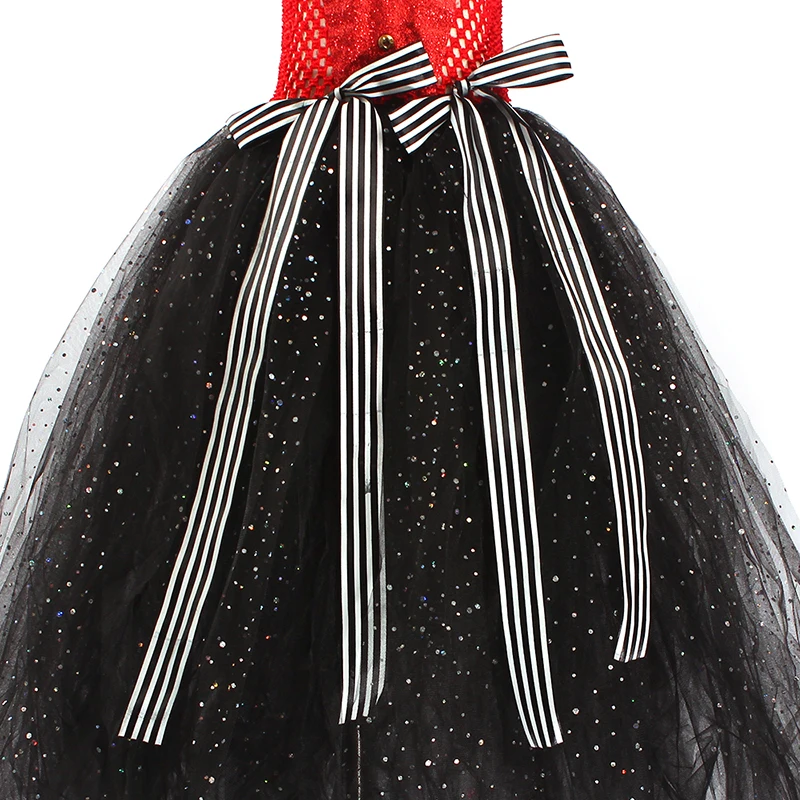 Full Length Sparkly Ringmaster Inspired Girls Tutu Dress Kids Birthday Party Pageant Halloween Costume Girl Circus Fancy Dress (14)
