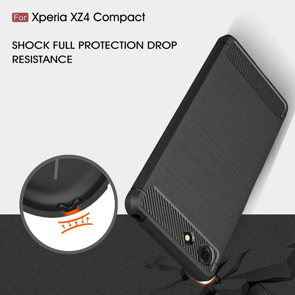 360 полная защита чехол для телефона из углеродного волокна Sony XZ XZS Premium Xa1 Xz1 L2 Xa2 Xz2