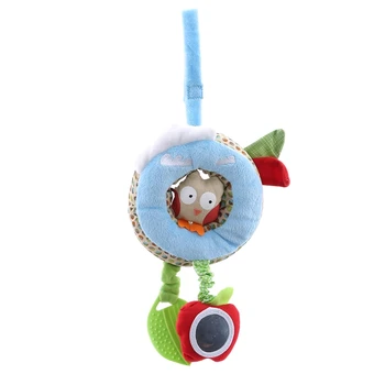 

Newborn Baby Cartoon Toys Animal Owl Boy Girl Baby Rattles Hand Bell Infant Toddler Plush Toy Enfant