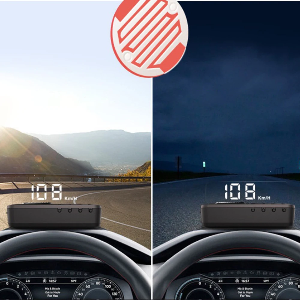 C-HUD головой вверх дисплей Авто H80 автомобиля Скорость проектор Скорость ometer автомобильный детектор KMH