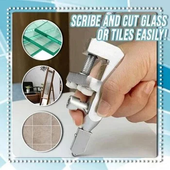 

Portable Manual Glass Tile Opener Handheld Replacement Cutter Heads Wheel Ceramic Tile Glass Cutter Multi-function Roller Cutter
