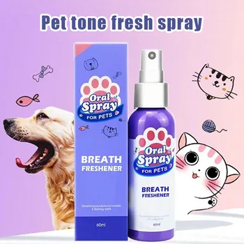

Economical Pet Spray Dog Oral Care Bad Breath Teeth Cleaning Breath Freshener Plaque Remover ds99