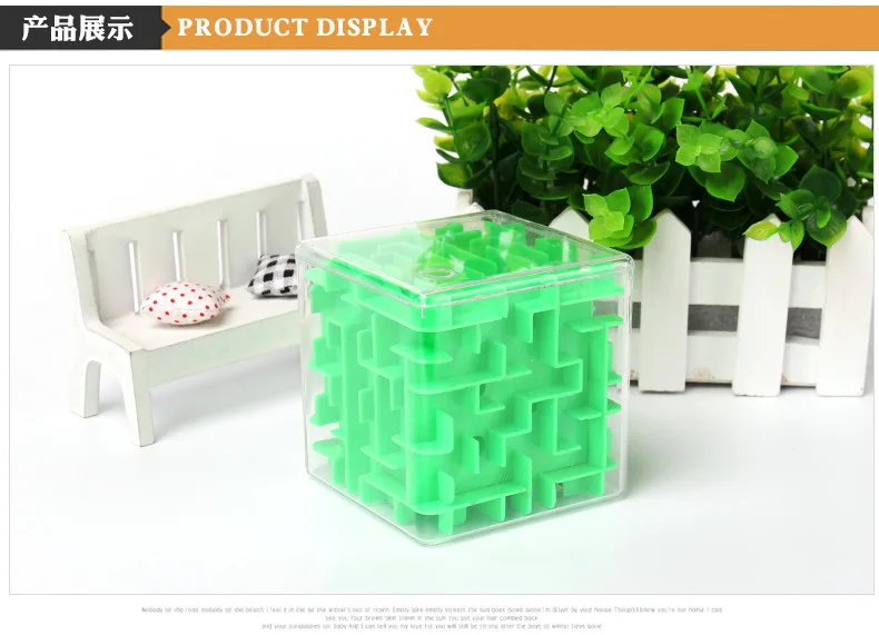 Светло-серый Куб 3D головоломка, Игрушка Лабиринт, стальной шар, игра, игрушка, забавная игра в мозги, интеллектуальное улучшение баланса, обучающие игрушки для детей, игрушка - Цвет: Светло-серый