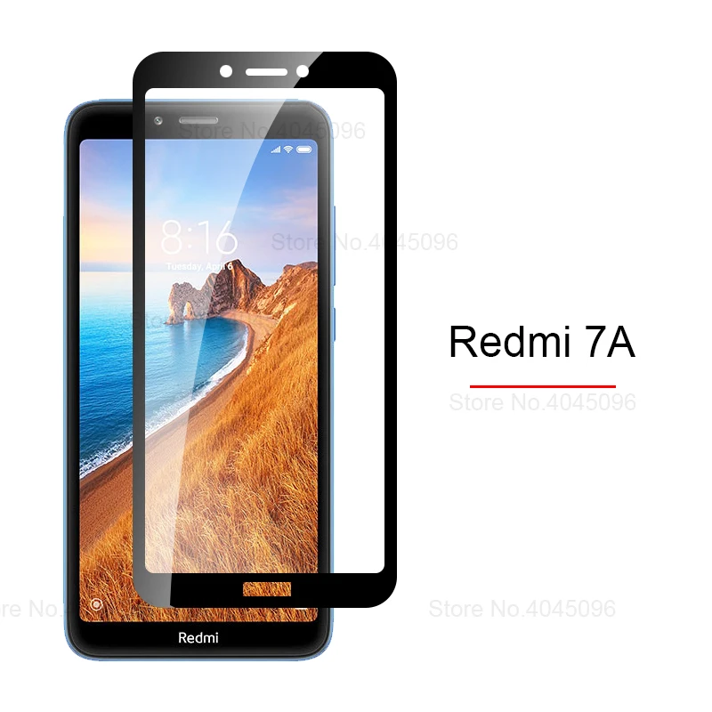 

redmi 7a temperd glass for xiaomi redmi 7a protective glas on xiomi xaomi ksiomi 7 a redmi7a a7 5.45" Safety Tremp glass film