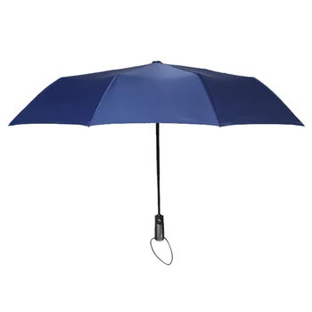 

Travel Umbrella Large Umbrella Windproof Waterproof Compact Folding Umbrella Blue