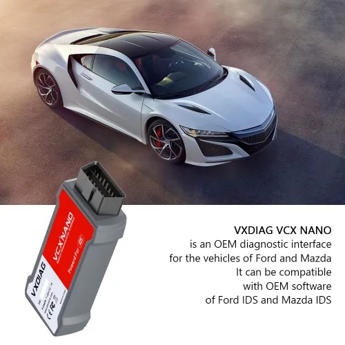 VXDIAG VCX NANO для Fo rd/M azda 2 в 1 с IDS V114 диагностический инструмент