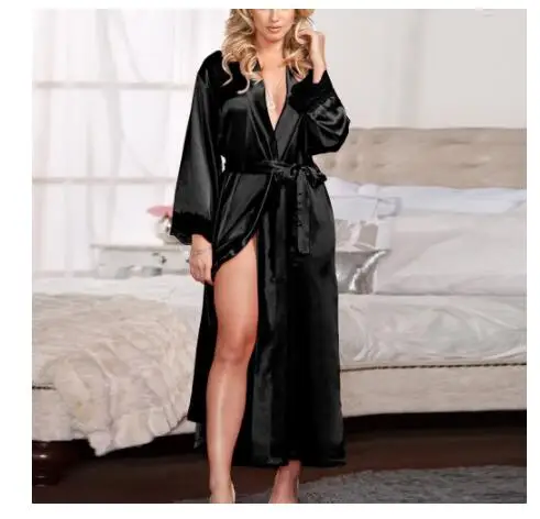 Fashion Loose Soft Comfortable Night Robe women sleepwear sleepwear pajamas cotton bathrobe Women Belt Bathrobe Women's Sleep Sexy Sleepwear Shift Select 3 Color