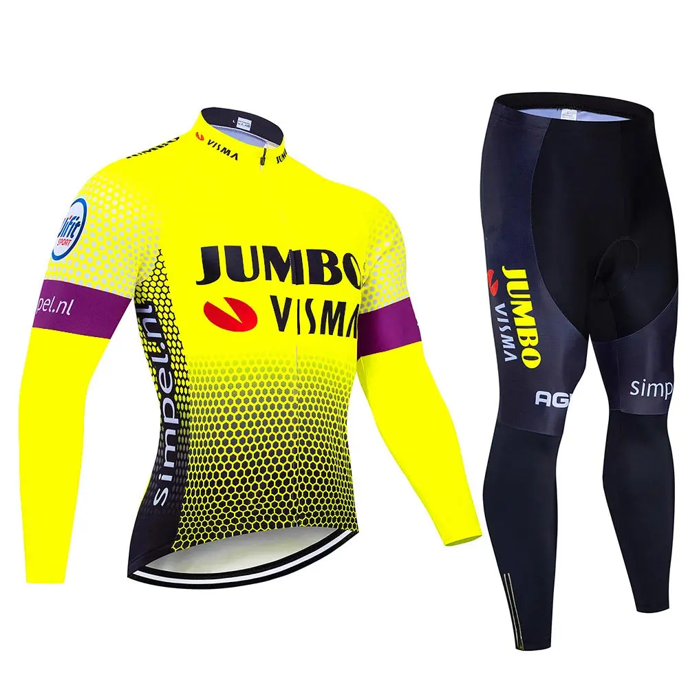 Lotto JUMBO, тонкая одежда с длинным рукавом, комплект одежды для велоспорта, одежда для велоспорта, одежда для велоспорта, комплект велосипедной формы
