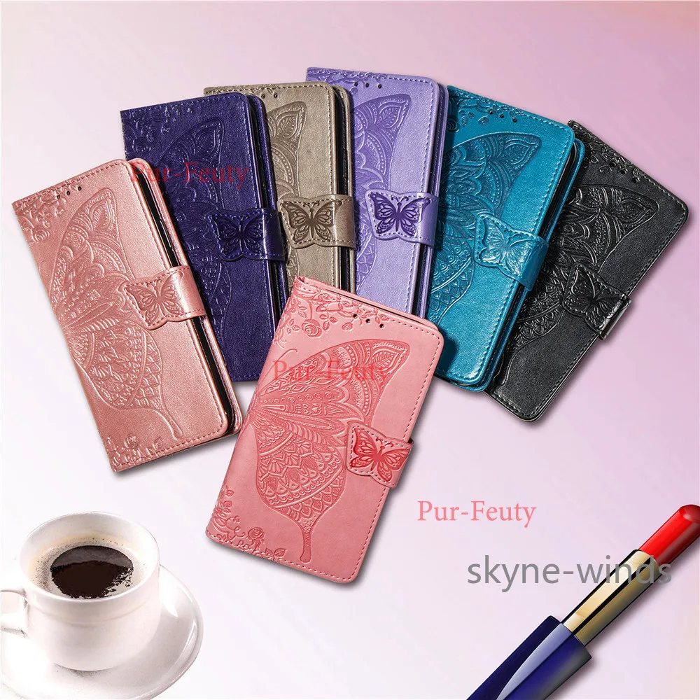 Flip wallet case for Google Pixel 6 Pro stand Flower Butterfly Series magnetic cover coque fundas casing Pixel6 | Мобильные телефоны