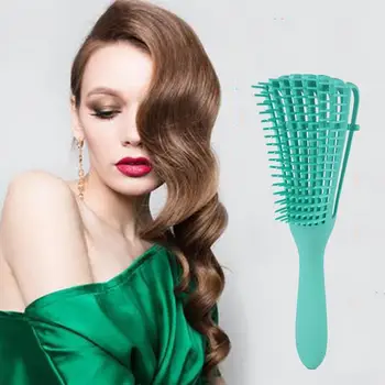 

Women Massage Comb Hair Brush Scalp Detangle Hairbrush Comb Fatigue Health Hairdressing Care Salon Green/pink/black Relieve U1Q5