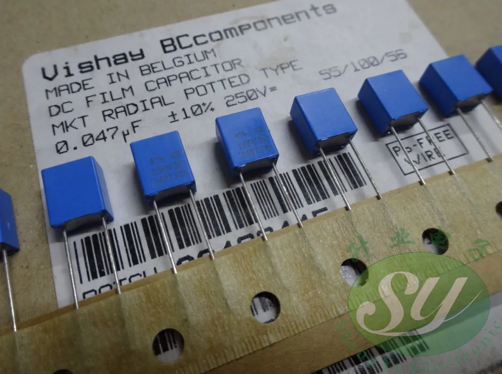 50 шт. VISHAY BC MKT370 0,047 мкФ/250 В 47NF 473 пленочный конденсатор 5 мм