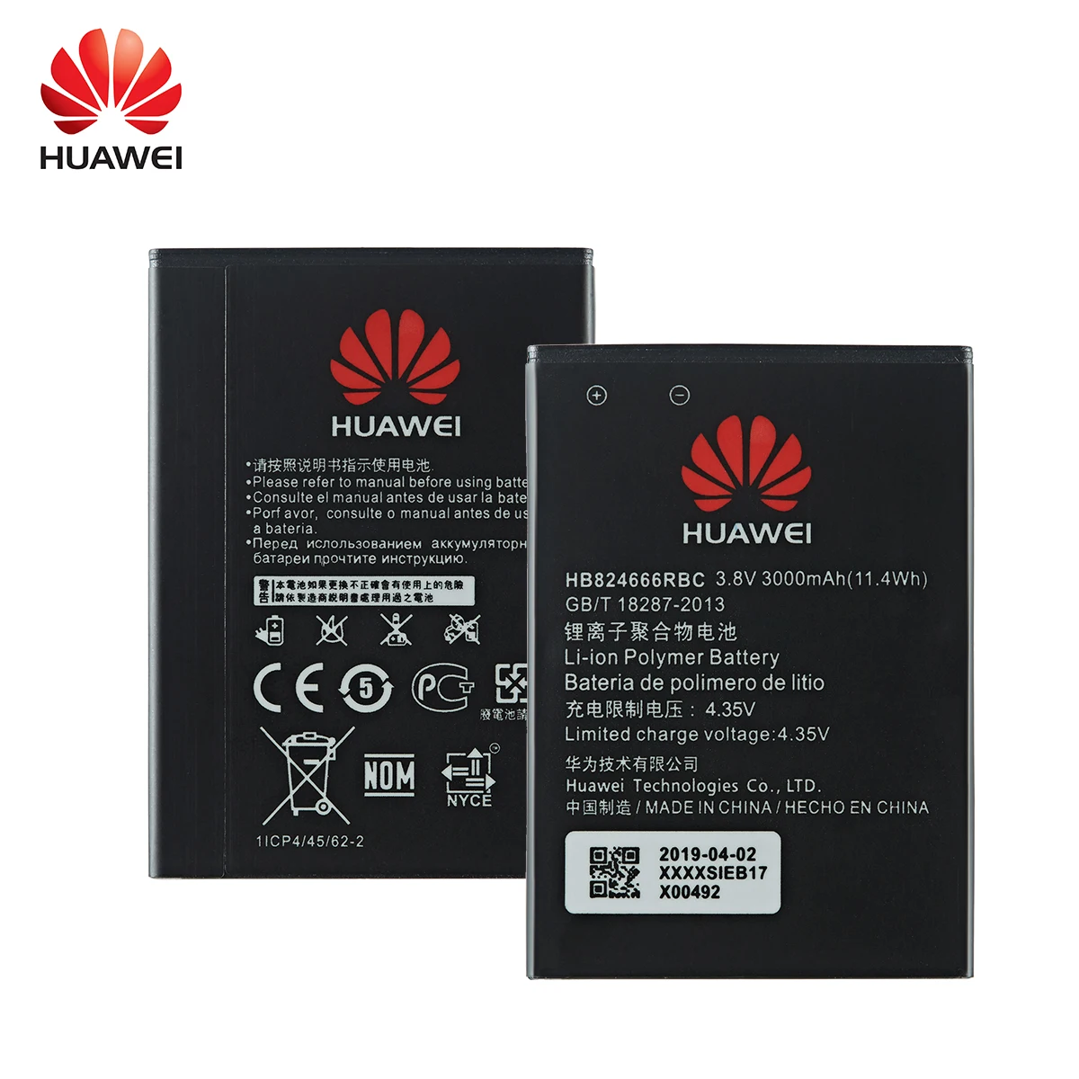 Оригинальная HB824666RBC батарея 3000 мАч для huawei E5577 E5577Bs-937 мобильного телефона HB824666RBC