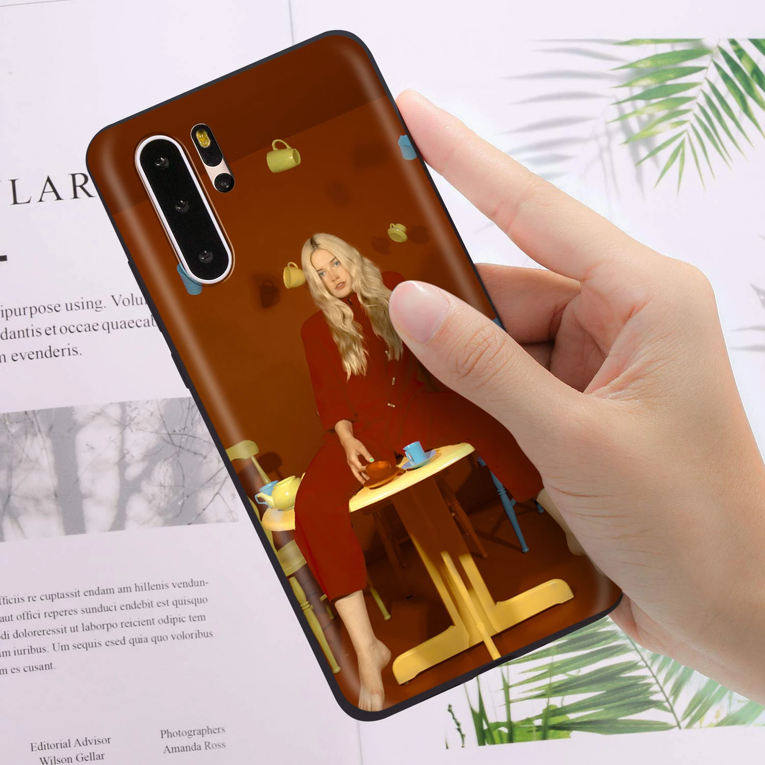 Мягкий чехол YIMAOC Ashe Singer для Huawei Honor Nova 6 7 9A 10X Y6P P40 V30 SE Pro Max 4G|Бамперы| |