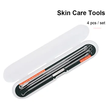 

4 Pcs Blackhead Pimple Removal Tools Acne Needle Cleaner