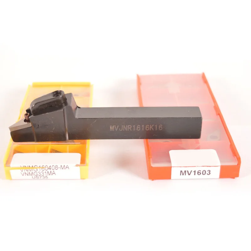 

Lathe Metalworking tools Kit SV1603 Shim Cutting Turning MVJNR1616H16 Holder VNMG160404-MA Insert New