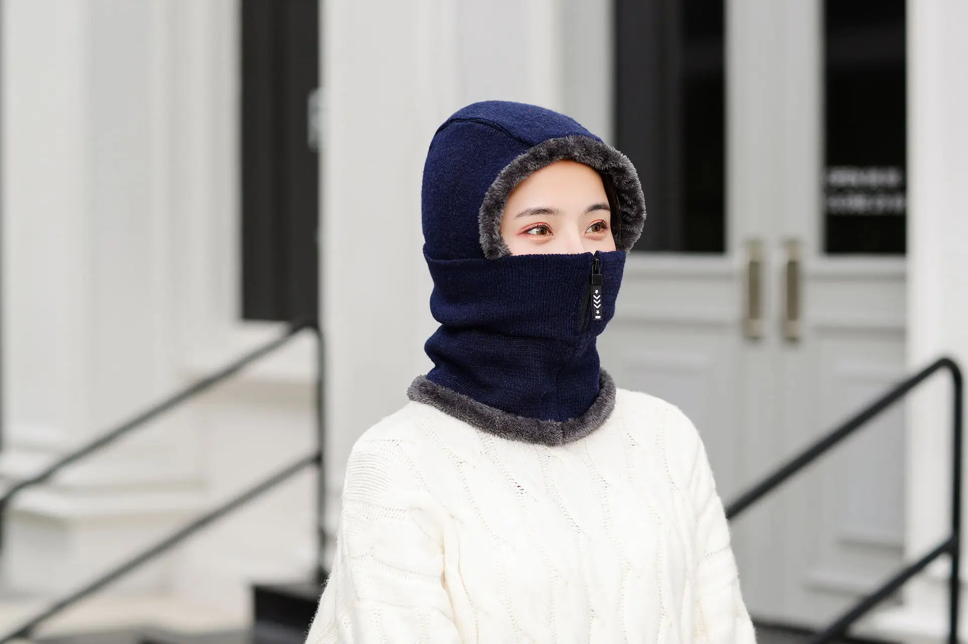 Зимняя женская шапка, вязаная шапка, шапка бини, мужской шарф, Skullies Beanies, зимние шапки для мужчин и женщин, шапки Gorras Bonnet, маска, брендовая шапка