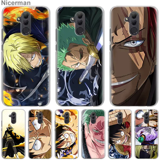 US $1.54 Anime One Piece Luffy Zoro Phone Cases for Huawei Mate 20 Pro 10 20 30 Lite P30 Pro P30 P20 Lite P1