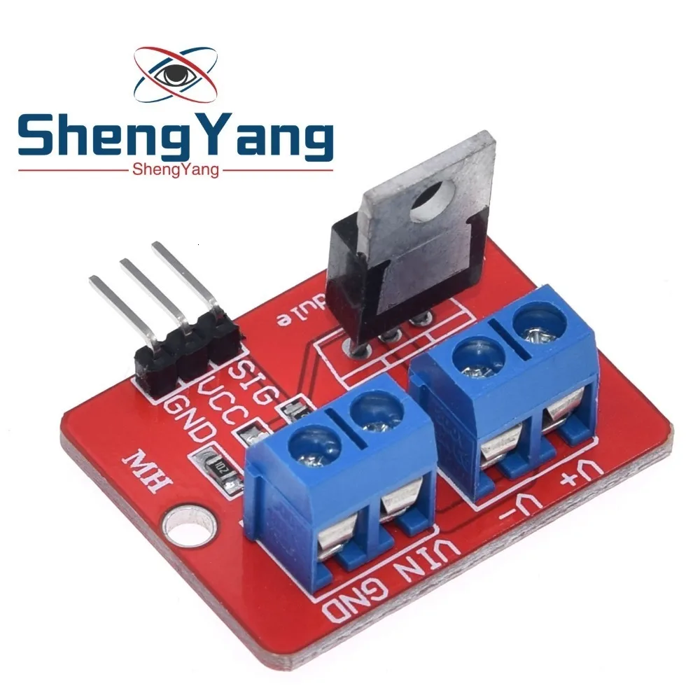 1 шт. ShengYang 0-24 в топ Mosfet Кнопка IRF520 драйвер MOS модуль для Arduino MCU ARM Raspberry pi