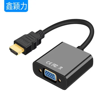 

HDMI to VGA Adaptor High-definition Laptop Computer Host Display Projector Adapter Connecting Line Head