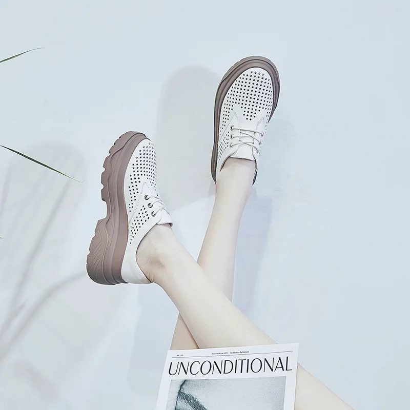 2019 г. Летняя и осенняя Новая повседневная обувь на платформе модные удобные