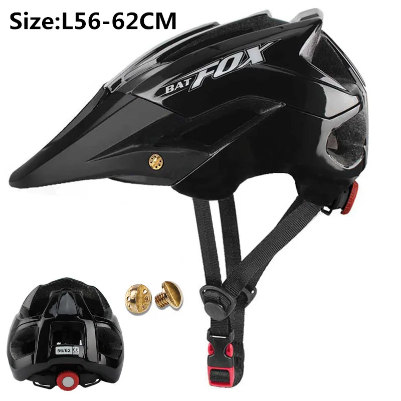 5002-black BATFOX, велосипедный шлем для мужчин и женщин, дорожный горный MTB шлем, ультралегкий цельный велосипедный шлем Casco Ciclismo - Цвет: 5002-black