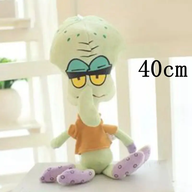 6 шт./компл. Мультфильм Squidward кальмар и Mr.  Krabscrab и Патрик And sea sponge мягкие Животные плюшевая игрушка