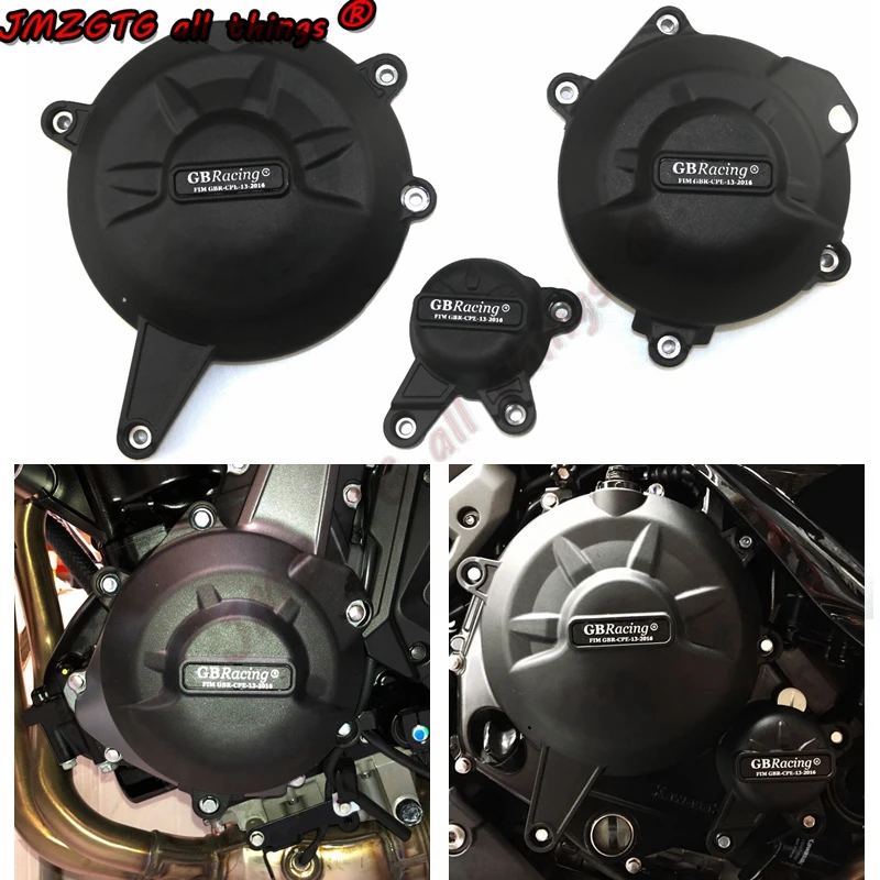 Крышка двигателя мотоцикла защитный чехол GB Racing для KAWASAKI Z650 Ninja650 2017-2018-2019-2020-2021