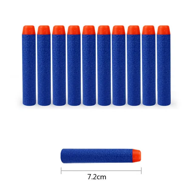 Refill Darts Bullets for Nerf N-strike Elite Series Blasters Children Toy Gun Blue Soft Bullet Foam Guns Accessories Fake Gun 4