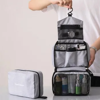 

New Waterproof Travel Hanging Make Up Bag Foldable Make Up Case Women Professional Cosmetic Organizer Toiletry Wash Pouch