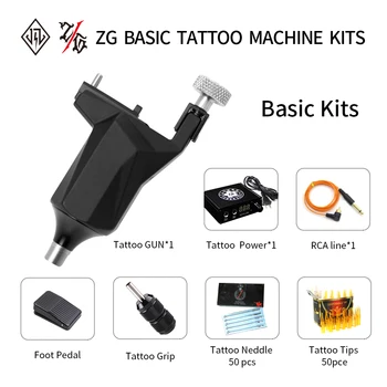 

Tattoo Rotary Machine Pen Style Set Tattoo Kit Power Pedal Tattoo Supply Free Delivery Permanent Makeup Machine Assortment JZ
