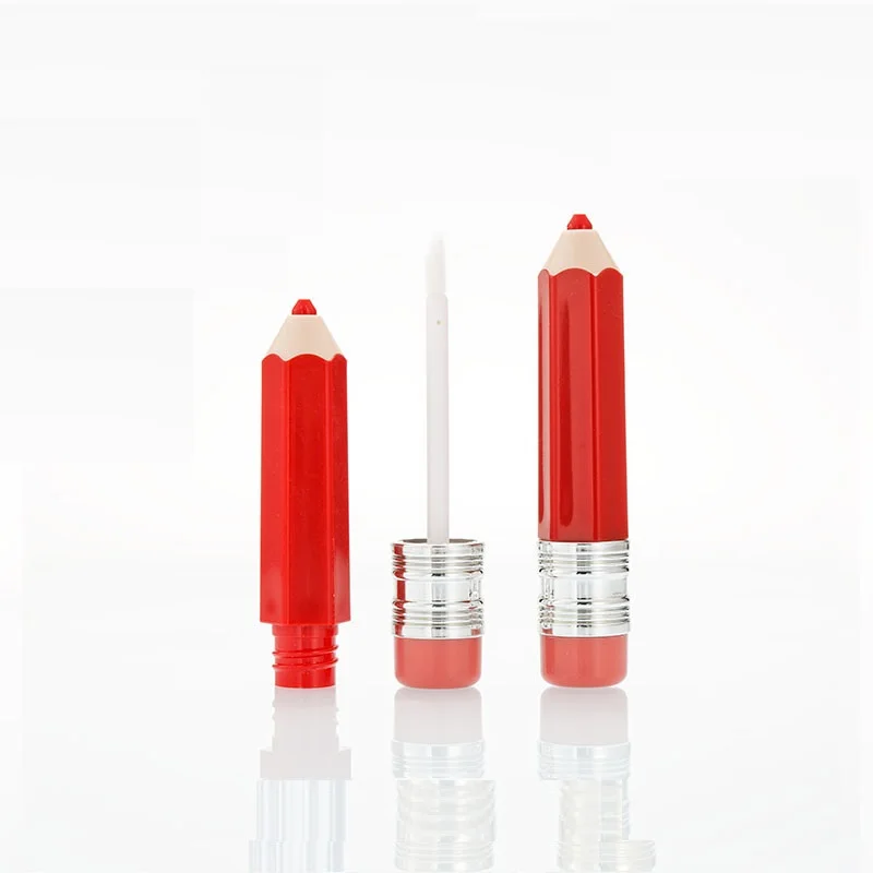 Пустые 5 мл блеск для губ палочка тюбики карандаш в форме прозрачной косметической упаковки многоразовые контейнеры с блеском для губ тюбики 50 шт./лот