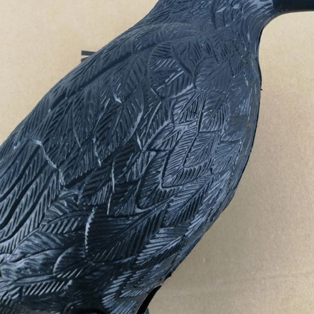 Легкий симулятор 3D реалистичные Ворона приманки Ворон декодирование пугало поддельные птицы домашний сад двор Декор Орнамент