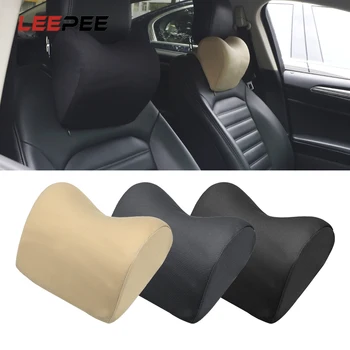 

LEEPEE Memory Foam Car Headrest Neck Pillow Auto Head Rest Cushion Neck Protection Auto Head Safety Support Pad
