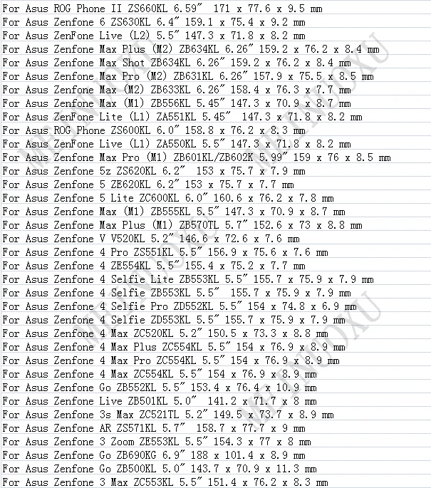 Universal Neoprene Pouch Bag Sleeve Case For Asus ROG Phone II ZS660KL  6 ZS630KL  ZenFone Live L2  Max Plus M2 ZB634KL (1)